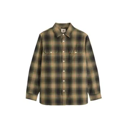 LEVIS  Srajca JACKSONWORKER svetlo rjava/zelena/oliva