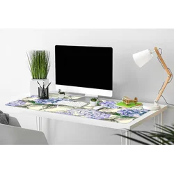Decormat Podloga za pisalno mizo Hydrangea 100x50 cm