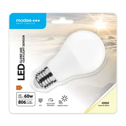 Modee LED žarnica s senzorjem A60 E27 8,8W 4000K