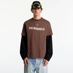 Majice Palm Angels Palm Hills Regular Tee UNISEX Brown/ Kaki M