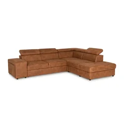 LUCID TDI Ugaona garnitura Positano, Na razvlačenje, 291x78x240/103 cm, Siva