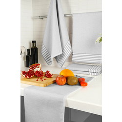 L`ESSENTIEL MAISON Set kuhinjskih krpa Sevilla Grey