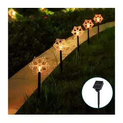Aigostar - LED solarna božićna svetiljka LED/0,054W/1,2V 1m IP65 topla bela