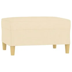 Vidaxl Stolček za noge krem 70x55x41 cm blago