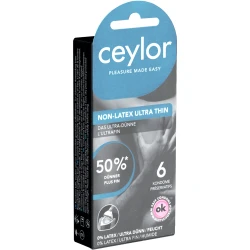 Ceylor Single: Non-Latex, ultra thin 6 pcs