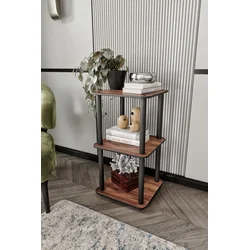 Hanah Home Polica za kuću Bookcase, 34x72x34 cm, Boje oraha