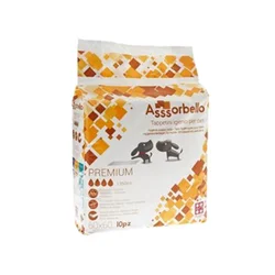Assorbello Premium higijenske prostirke za pse 60x60 cm, 10 komada, sa lepljivim trakama i atraktantom