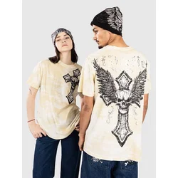 Affliction Saints T-Shirt vintage white