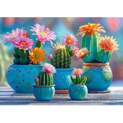 Cherry Pazzi - Puzzle Ognjemet Bloomy Cactus - 1 000 kosov