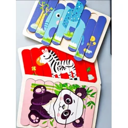 Lesena sestavljanka Montessori Puzzle