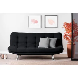 Atelier del Sofa Trosed na razvlačenje Misa 200x104x100cm Crni