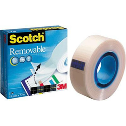 3M Ljepljiva traka Scotch® 3M može se ukloniti (D x Š) 33 m x 19 mm prozirna 3M sadržaj: 1 kolut