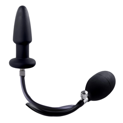 NMC Strafe Inflatable Anal Plug with Pump Black