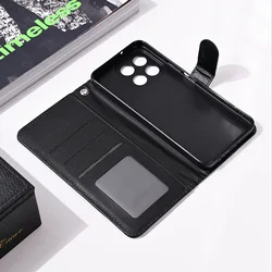 Maska za telefon Honor X6b WALLET ROMB, Crna