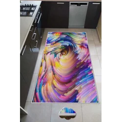 Conceptum Hypnose Tepih Hmnt586, Pravougaoni, 60 x 100 cm, Šareni