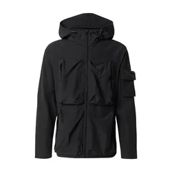 Lyle & Scott Prehodna jakna črna