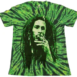Bob Marley Smoke (Wash Collection) Green M Majica