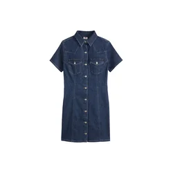 LEVIS ® Dolga srajca TRACE temno modra