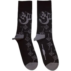 Ghost Nogavice Symbol Pattern Unisex Black 40-45
