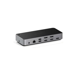 NEW Satechi Triple 4K Display Docking Station - Priključna postaja za monitorje 4K (Mac/Windows OS) (3x 4K/60 Hz, 100 W, 2x DisplayPort 1.4 4k/60 Hz, 3x HDMI