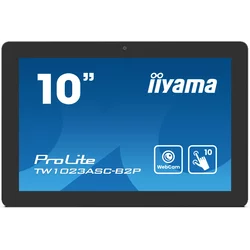 IIYAMA Monitor LED TW1023ASC-B2P 10.1 PCAP 10pt Touchscreen with Android and Power over Ethernet Technology 1280x800 450cd 25ms Android 13 landscape, portrait, face-up