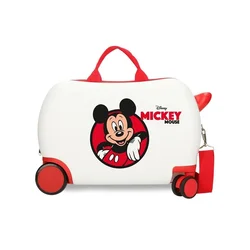 MICKEY RED dečiji kofer na točkićima - bela