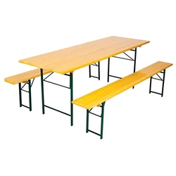 Green Bay Premium set sto + 2 klupe 200 x 80 cm - slavski set
