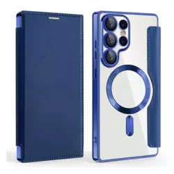 Maska na preklop Coral Mag Case Book za Samsung S25 Ultra/ S938B plava