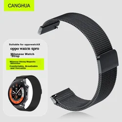 CangHua Zamenska narukvica za pametni sat za OPPO Watch, Crna
