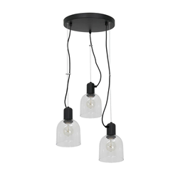 Luster na sajli BANCO 3xE27/15W/230V