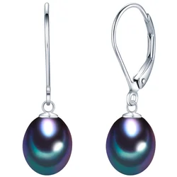 Valero Pearls Uhani petrol/srebrna