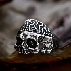Prstan Steel Skull Punk - SS8-1196R