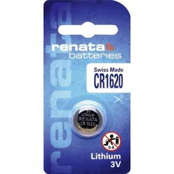 RENATA Renata baterija CR 1620 3V Litijum baterija dugme, Pakovanje 1kom
