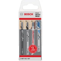 Bosch JSB komplet Wood and Metal, 15 delova 2607011437