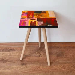 Hanah Home Klub sto Shp55, 35x42x35 cm, Šareni