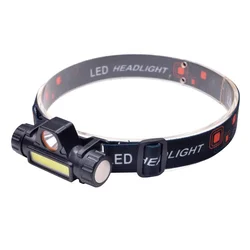 Prosto NL6607A naglavna punjiva LED lampa 130 lm, XPE + COB