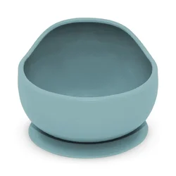 PETITE&MARS Silikonska zdjelica s vakuumom 360 ml Take&Match 6 m+, Frosted Sky