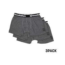 Horsefeathers Dynasty 3Pk moške boksarice heather anthracite