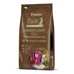 Fitmin Dog Purity Senior & Light Divljač i Jagnjetina sa Pirinčem, hrana za pse 12kg