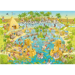 Heye puzzle 1000 pcs Degano Fanky Zoo Egyp Nile 29693
