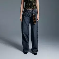 Baggy fit farmerke