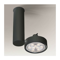Shilo 2208 - NATORI spot svetiljka 1xGU10/15W/230V crna
