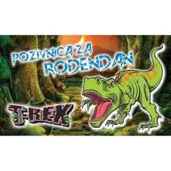Vrabac Pozivnice za rođendan 92296, 1 komad