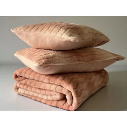 Ćebe set Dream – 220x240cm + 2 jastučnice 50x70cm Pudra