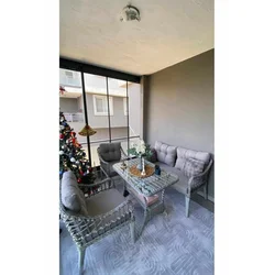 HANAH HOME Baštenska garnitura Fiori Grey