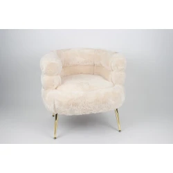 AMC Home Fotelja Rabbit, 78x68x69cm, Bela