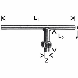 Bosch rezervni ključ za klasičnu steznu glavu ZS14, B, 60 mm, 30 mm, 6 mm - 1607950042