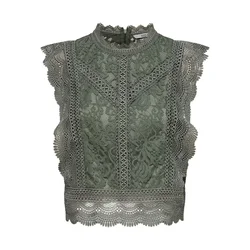 ONLY Bluza Karo  zelena