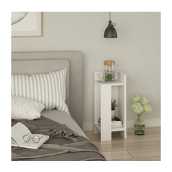 HANAH HOME Noćni stočić Elos Right White