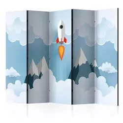 artgeist Paravan Rocket In The Clouds I, 5-Delni, Dvostranski